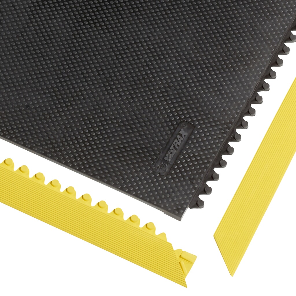 Product afbeelding: Randlijst voor NoTrax vloermat Slabmat Carré™, vrouwelijk, geel