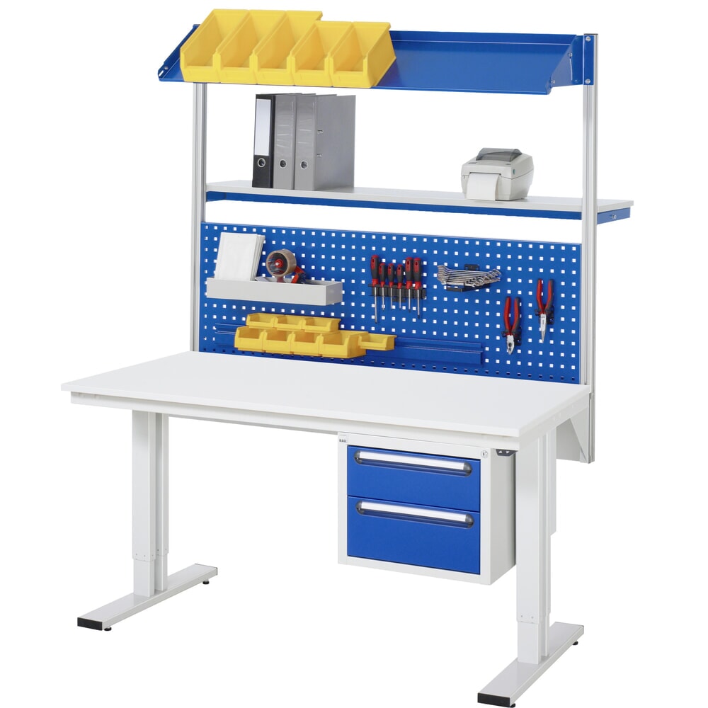 Productafbeelding nr. 6: RAU elektrisch in hoogte verstelbare werktafel serie adlatus 300, h x b x d 720-1.120 x 750 x 800 mm, mdf-werkblad