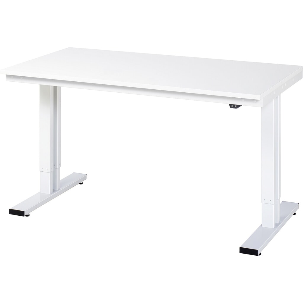 RAU elektrisch in hoogte verstelbare werktafel serie adlatus 300, h x b x d 720-1.120 x 1.500 x 800 mm, werkblad met melamineharscoating Product afbeelding: RAU elektrisch in hoogte verstelbare werktafel serie adlatus 300, h x b x d 720-1.120 x 1.500 x 800 mm, werkblad met melamineharscoating