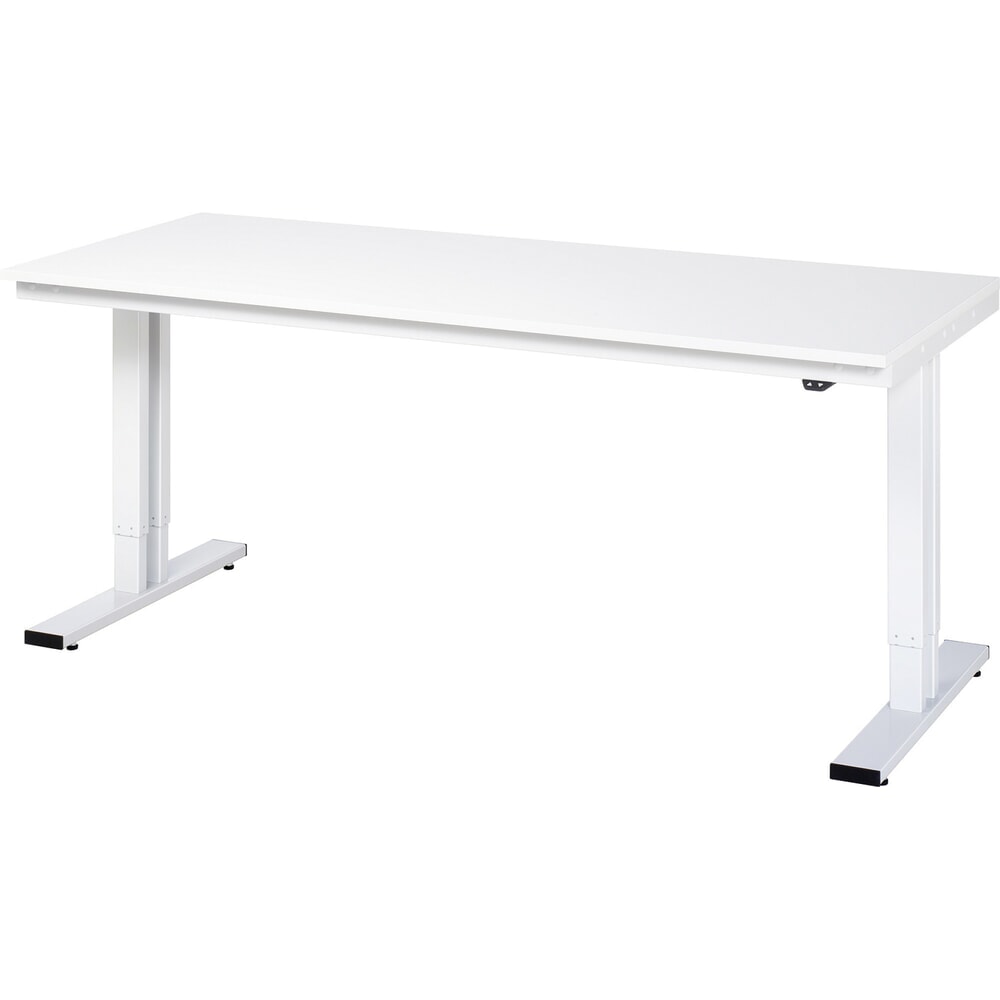 Product afbeelding: RAU elektrisch in hoogte verstelbare werktafel serie adlatus 300, h x b x d 720-1.120 x 2.000 x 800 mm, werkblad met melamineharscoating