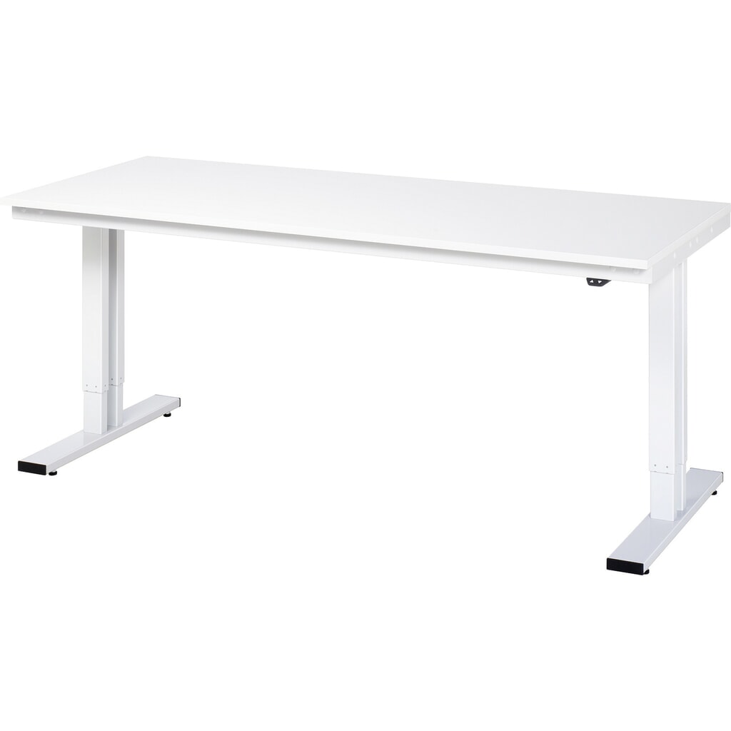 RAU elektrisch in hoogte verstelbare werktafel serie adlatus 300, h x b x d 720-1.120 x 2.000 x 800 mm, werkblad met melamineharscoating Product afbeelding: RAU elektrisch in hoogte verstelbare werktafel serie adlatus 300, h x b x d 720-1.120 x 2.000 x 800 mm, werkblad met melamineharscoating