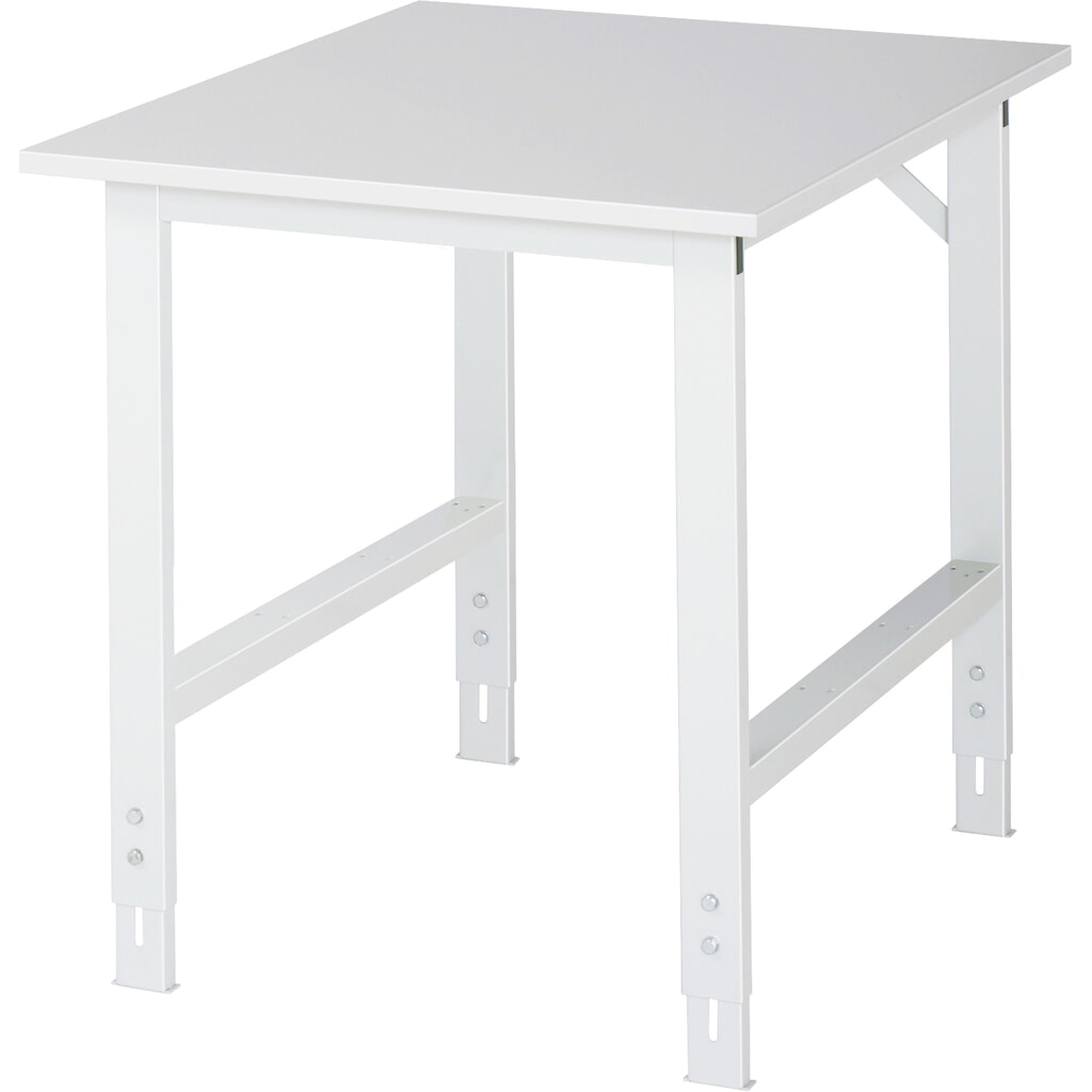 RAU in hoogte verstelbare werktafel serie TOM, h x b x d 760-1.080 x 750 x 1.000 mm, EGB-werkblad met melamineharscoating Product afbeelding: RAU in hoogte verstelbare werktafel serie TOM, h x b x d 760-1.080 x 750 x 1.000 mm, EGB-werkblad met melamineharscoating