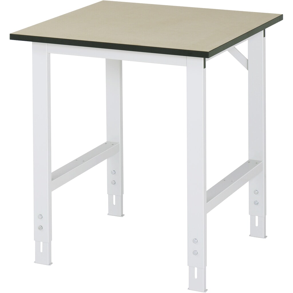 Product afbeelding: RAU in hoogte verstelbare werktafel serie TOM, h x b x d 760-1.080 x 750 x 800 mm, mdf-werkblad