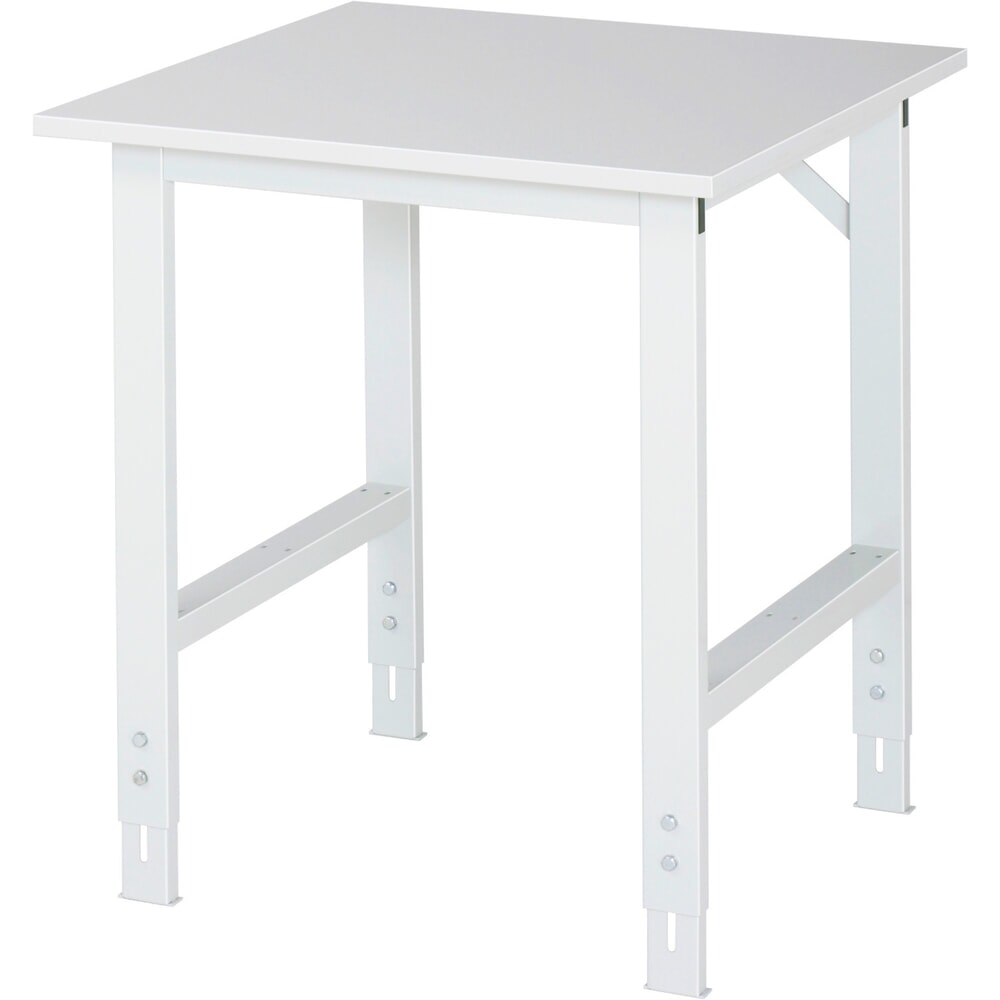 Product afbeelding: RAU in hoogte verstelbare werktafel serie TOM, h x b x d 760-1.080 x 750 x 800 mm, werkblad met melamineharscoating