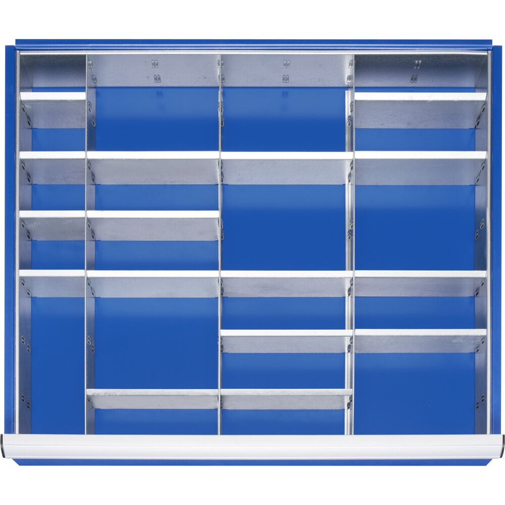 Product afbeelding: RAU indelingsset voor lade, h x b x d 150 x 680 x 560 mm, met 4-delige ladeverdelerset en 3 scheidingswanden, maat XL voor fronthoogte 180-360 mm
