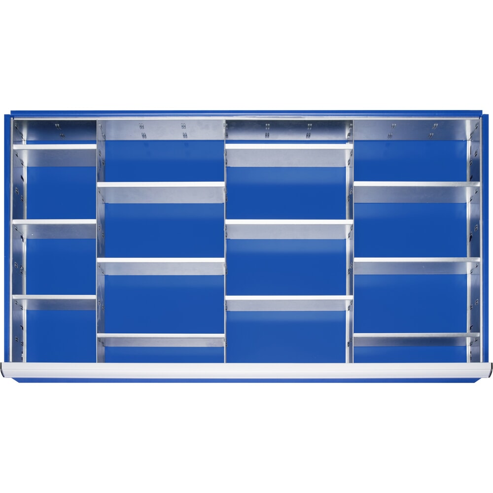 Product afbeelding: RAU indelingsset voor lade, h x b x d 150 x 1.055 x 560 mm, met 4-delige ladeverdelerset en 3 scheidingswanden, maat XXL voor fronthoogte 180-360 mm