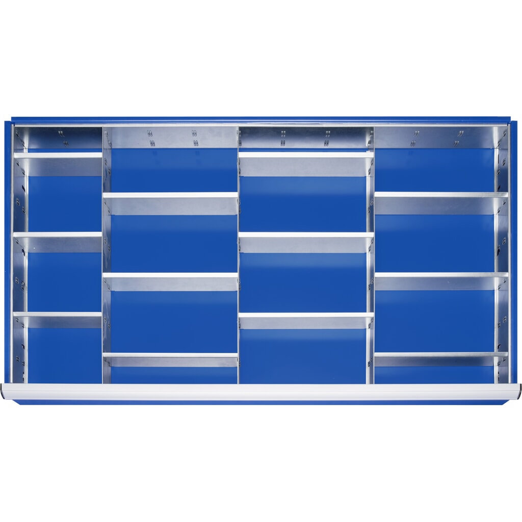 Product afbeelding: RAU indelingsset voor lade, h x b x d 90 x 1.055 x 560 mm, met 4-delige ladeverdelerset en 3 scheidingswanden, maat XXL voor fronthoogte 120-150 mm