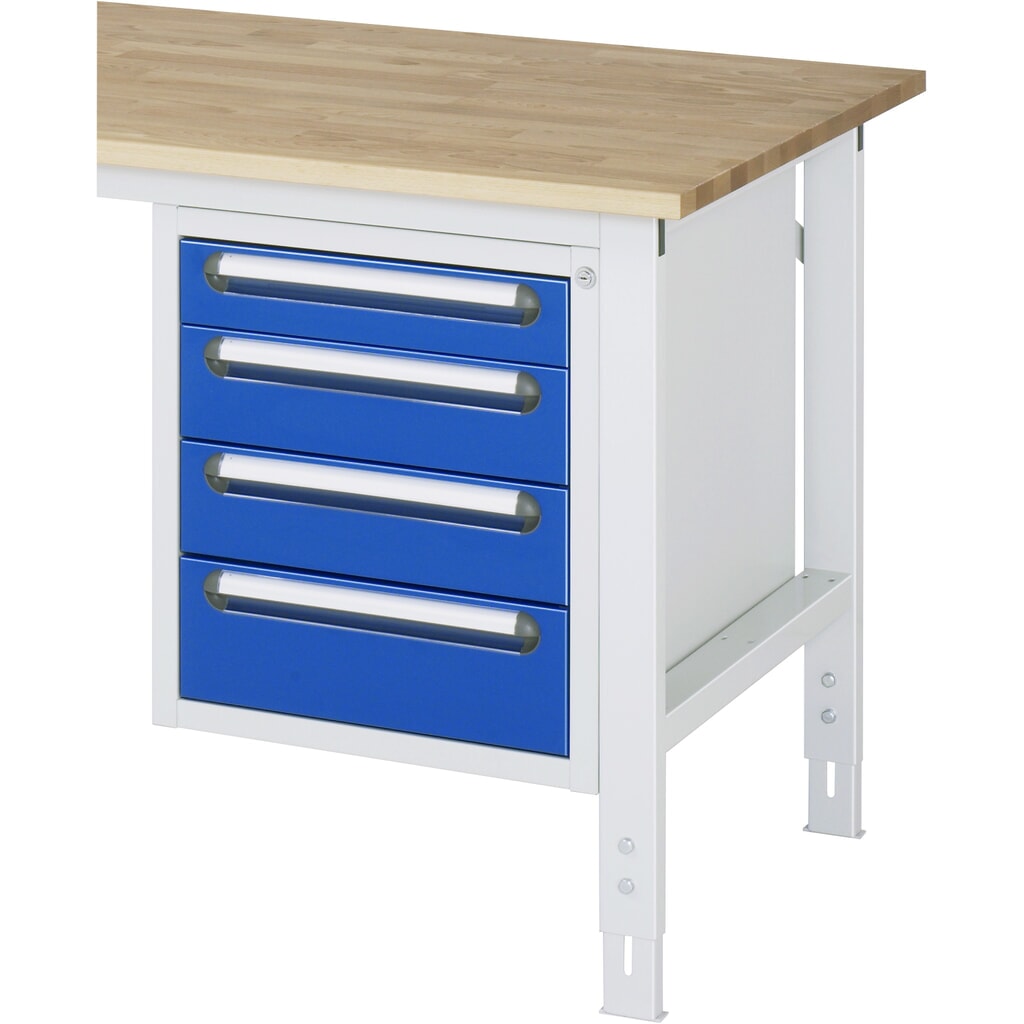 RAU onderbouwkast voor werktafel serie TOM, h x b x d 545 x 480 x 600 mm, met 4 lades Productafbeelding nr. 2: RAU onderbouwkast voor werktafel serie TOM, h x b x d 545 x 480 x 600 mm, met 4 lades