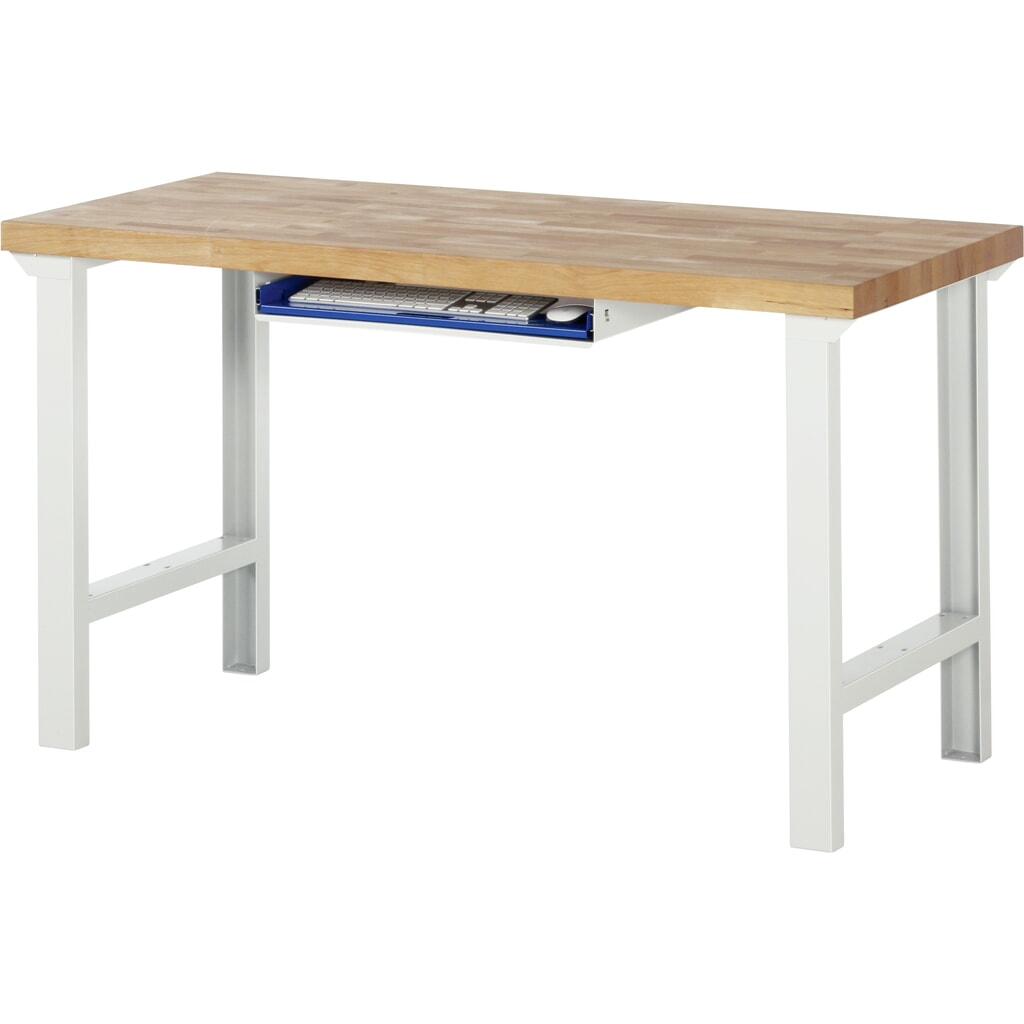 Productafbeelding nr. 4: RAU uitschuifblad voor het toetsenbord voor werkbank serie 7000/8000, h x b x d 85 x 640 x 485 mm