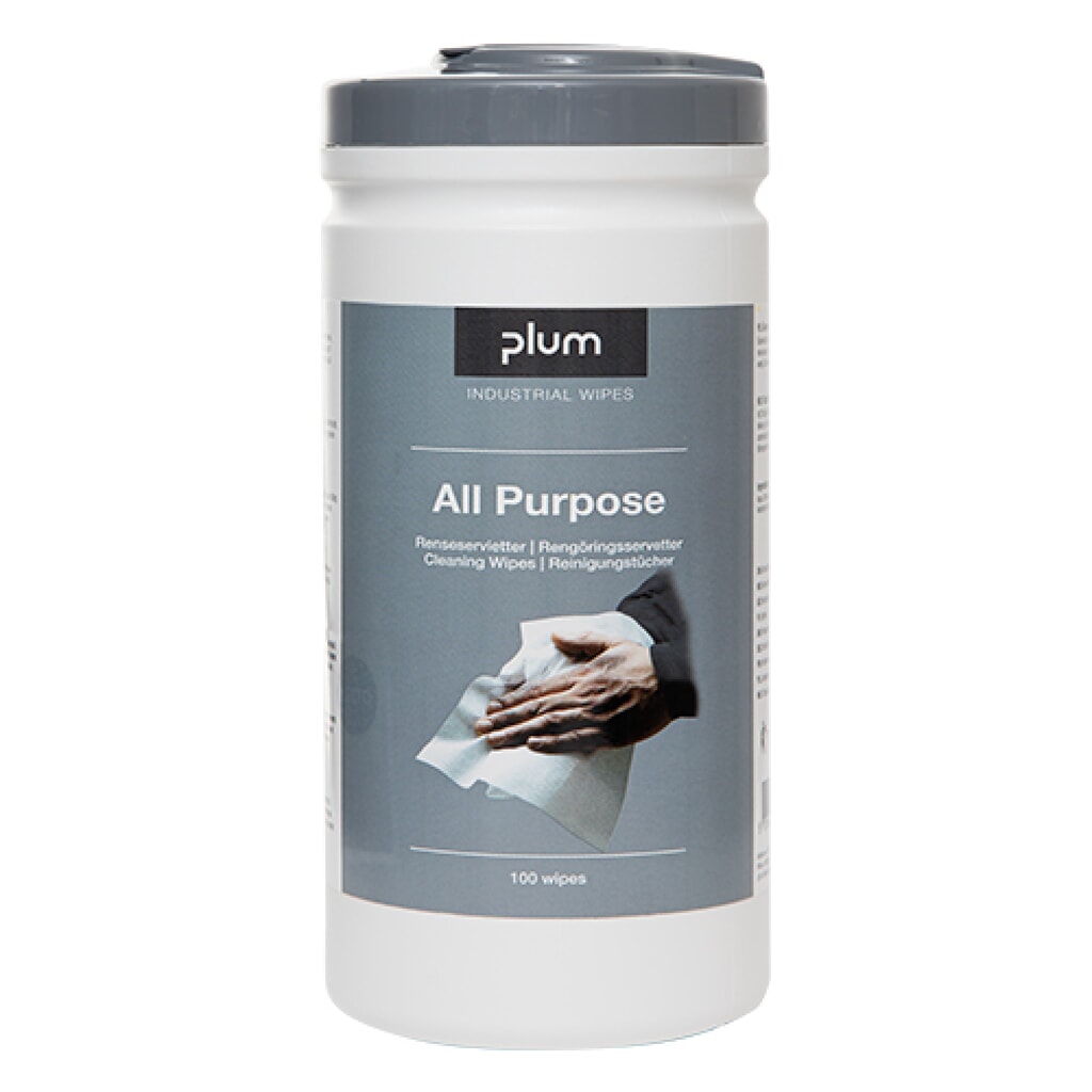 Product afbeelding: Reinigingsdoekjes PlumWipes All-Purpose, 100 stuks/box