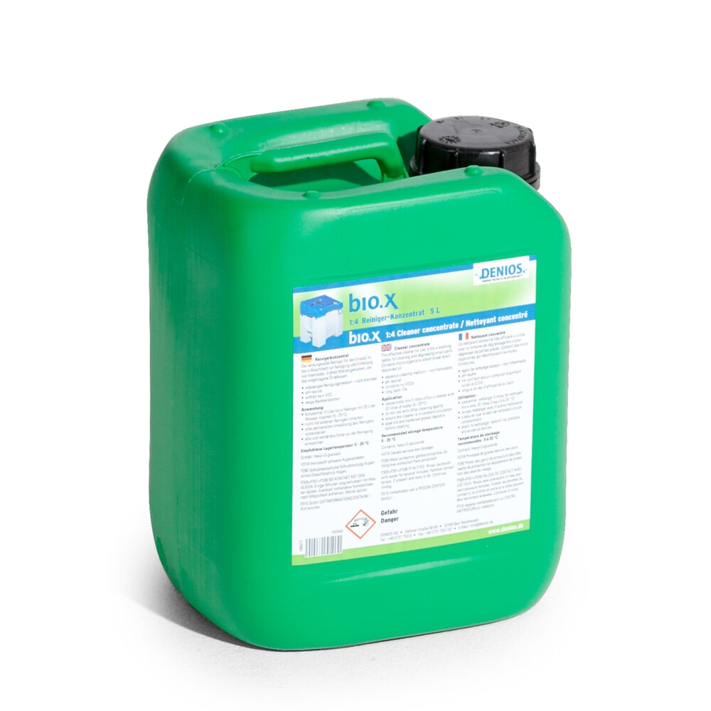 Product afbeelding: Reinigingsmiddel bio.x concentraat, 5-l-jerrycan