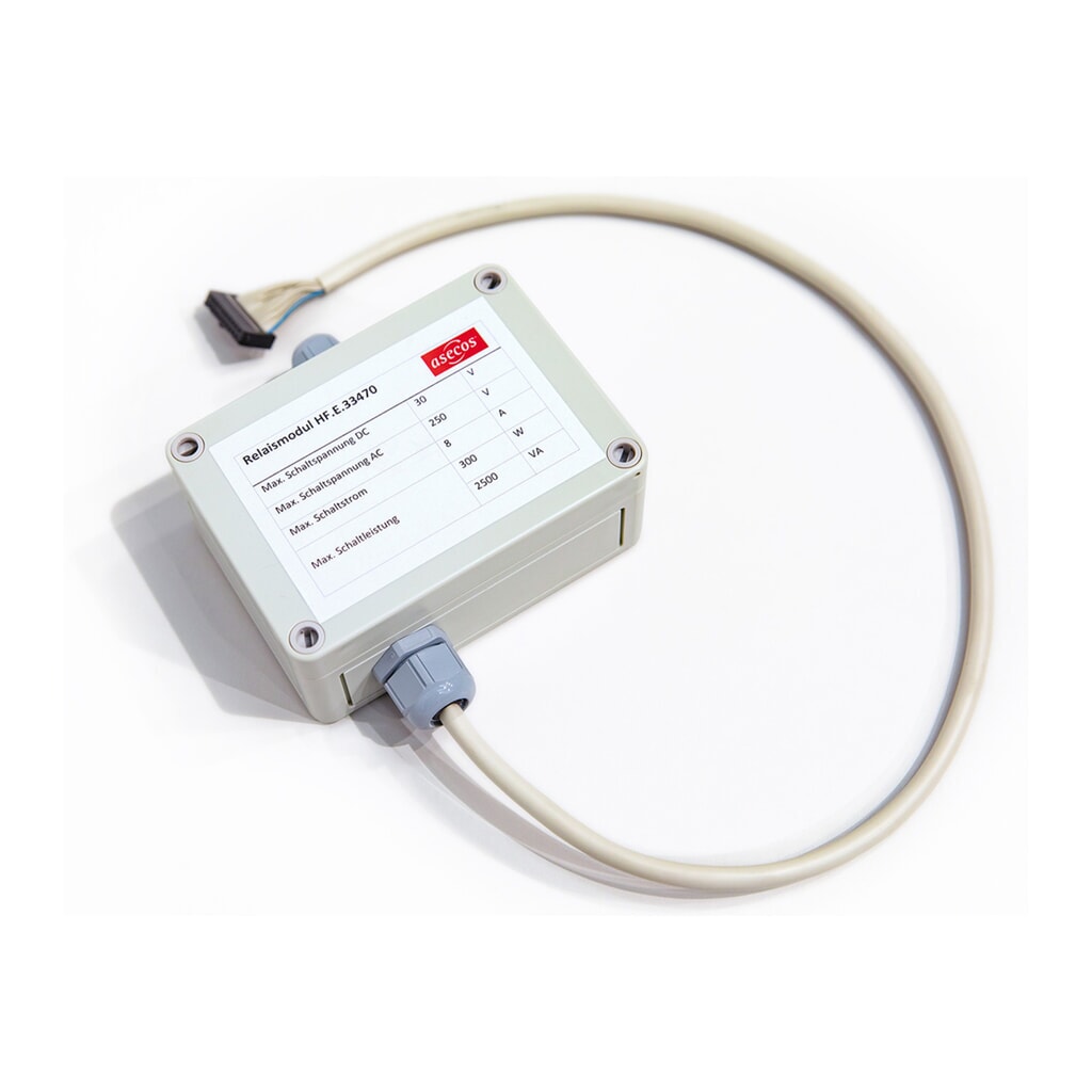 Relaismodule voor asecos® veiligheidskgarderobe Batterij Charge Product afbeelding: Relaismodule voor asecos® veiligheidskgarderobe Batterij Charge
