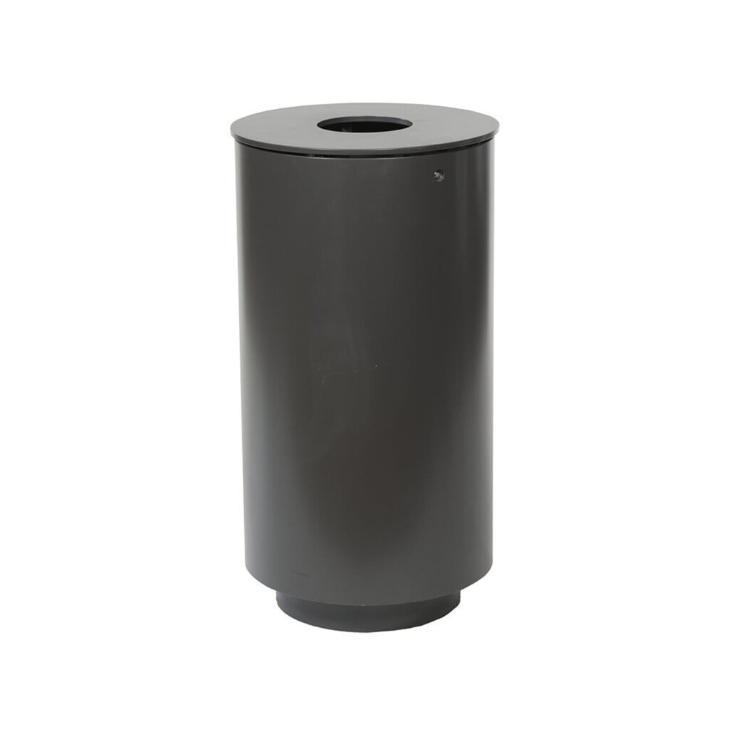 RENNER afvalbak Heavy, 50 liter, antraciet-metallic Product afbeelding: RENNER afvalbak Heavy, 50 liter, antraciet-metallic