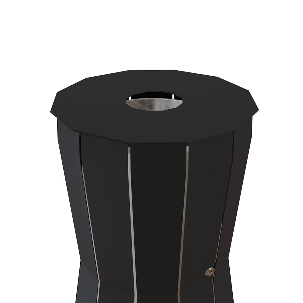 Productafbeelding nr. 2: RENNER afvalbak Style, 80 liter, antraciet-metallic