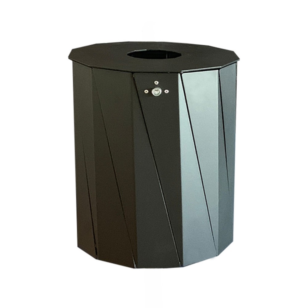 Product afbeelding: RENNER afvalbak type 7007-20, 50 liter, antraciet-metallic
