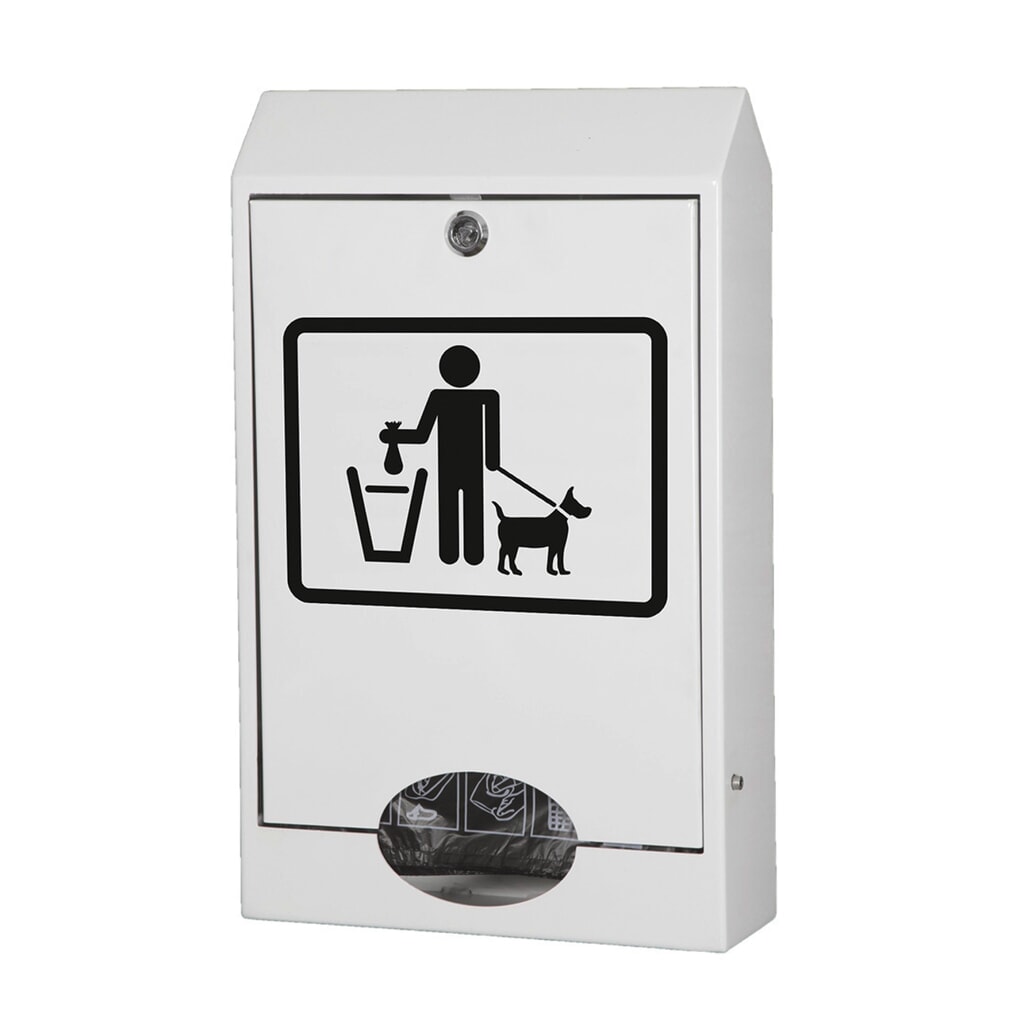 RENNER dispenser voor hondenpoepzakjes type 7077-10 voor wand- of paalbevestiging, antraciet-metallic Product afbeelding: RENNER dispenser voor hondenpoepzakjes type 7077-10 voor wand- of paalbevestiging, antraciet-metallic