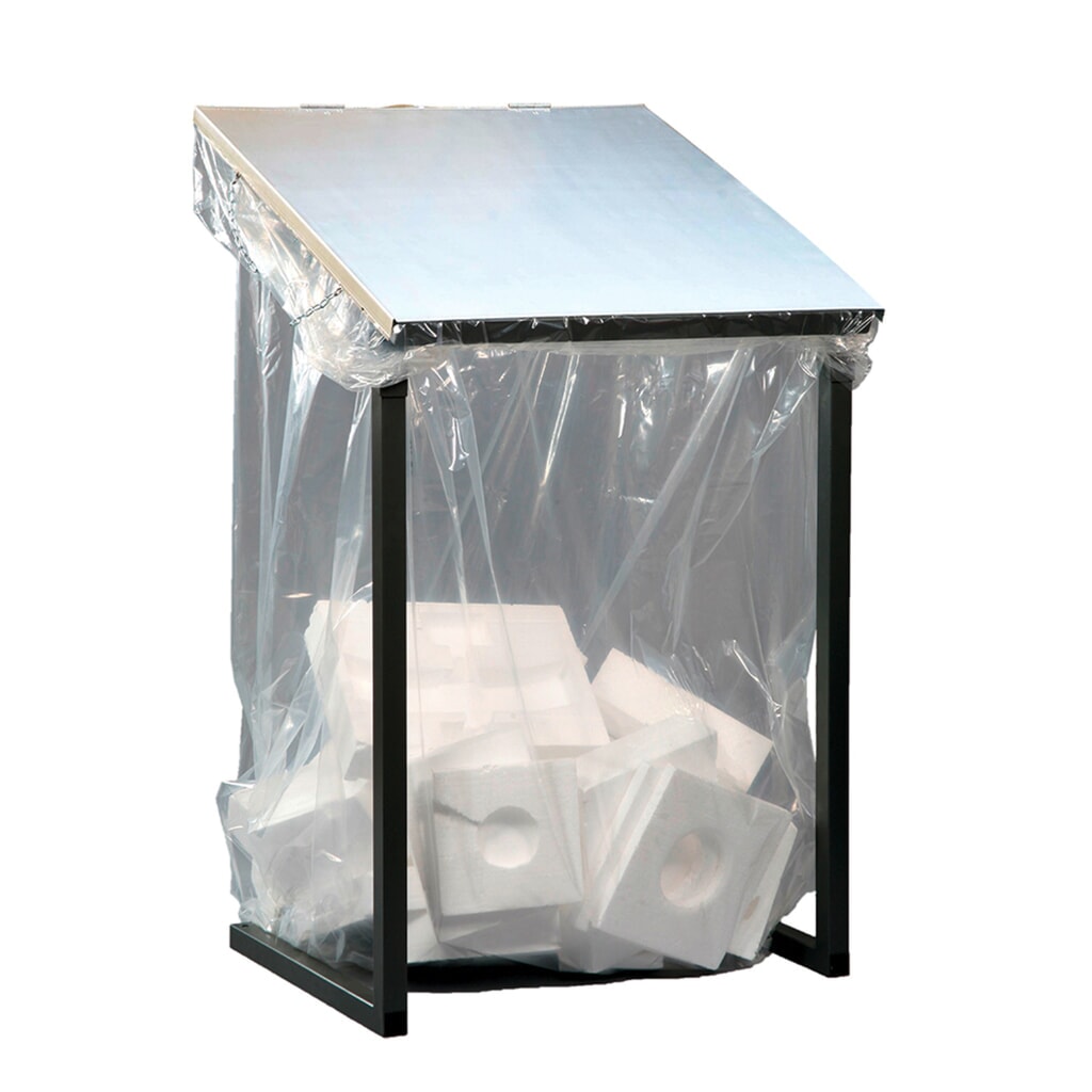 Product afbeelding: RENNER Renner Kringloopafvalbak 1.000 liter, van plaatstaal, met deksel, gepoedercoat