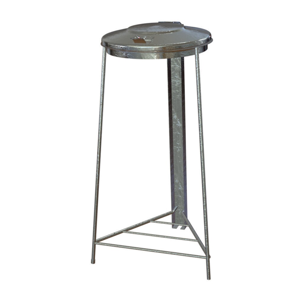 Product afbeelding: RENNER vuilniszakstandaard type 8016 voor vuilniszakken van 120 liter, stationair, thermisch verzinkt