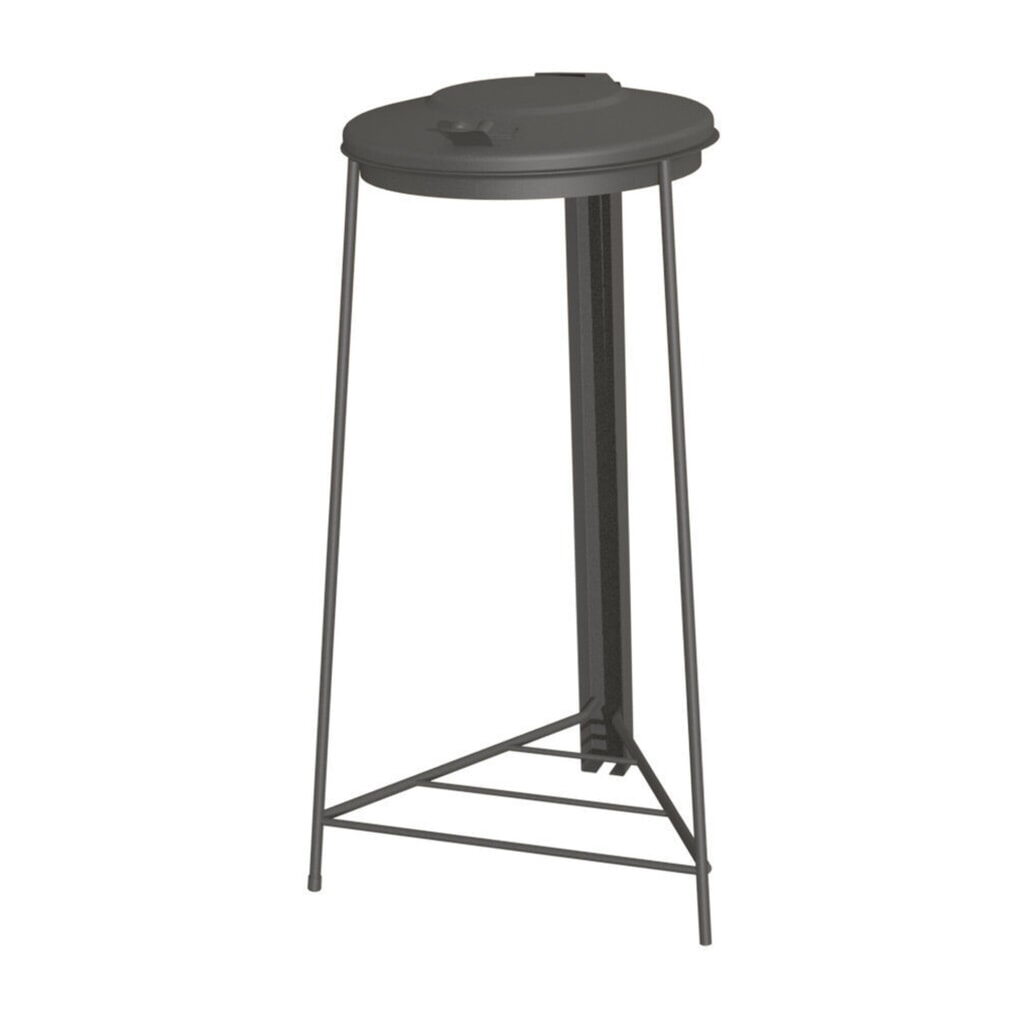 Product afbeelding: RENNER vuilniszakstandaard type 8016 voor vuilniszakken van 120 liter, stationair, verzinkt deksel
