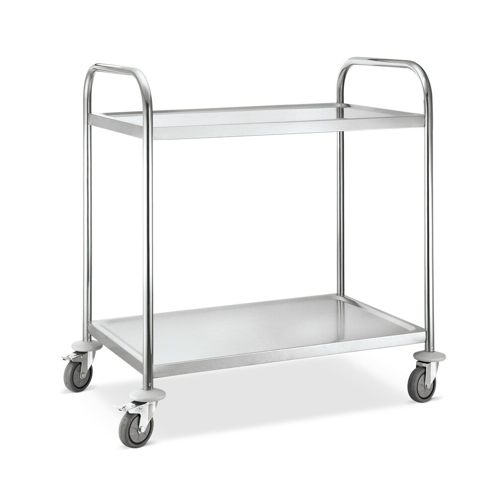 Product afbeelding: Roestvrijstalen tafelwagen HEMMDAL, 2 etages