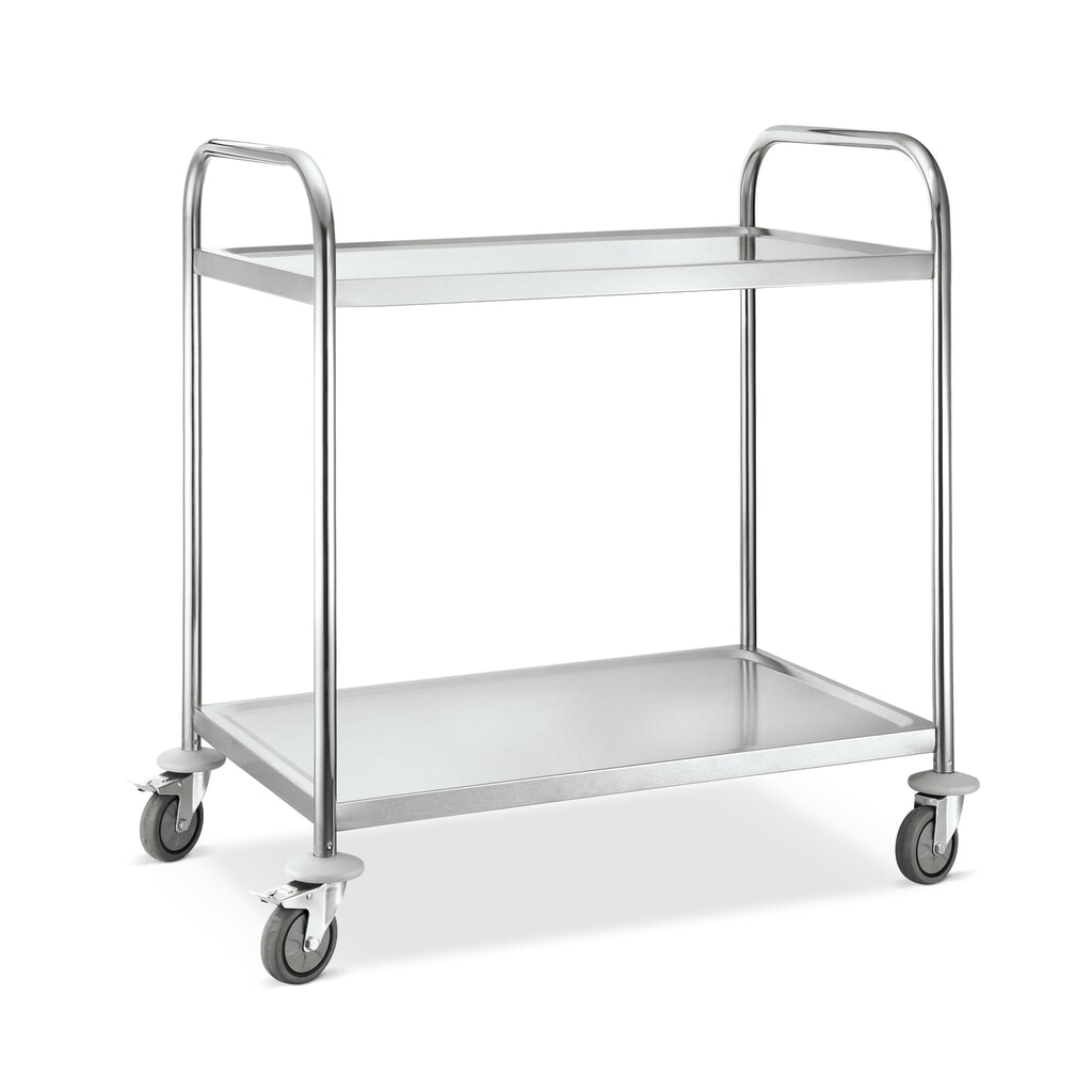 Product afbeelding: Roestvrijstalen tafelwagen HEMMDAL, 2 etages