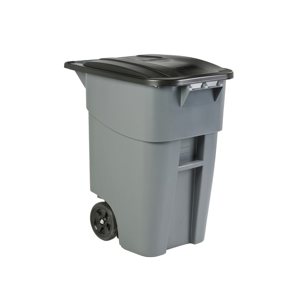 Rolcontainer BRUTE® incl. deksel , 189,3 l, grijs Product afbeelding: Rolcontainer BRUTE® incl. deksel , 189,3 l, grijs