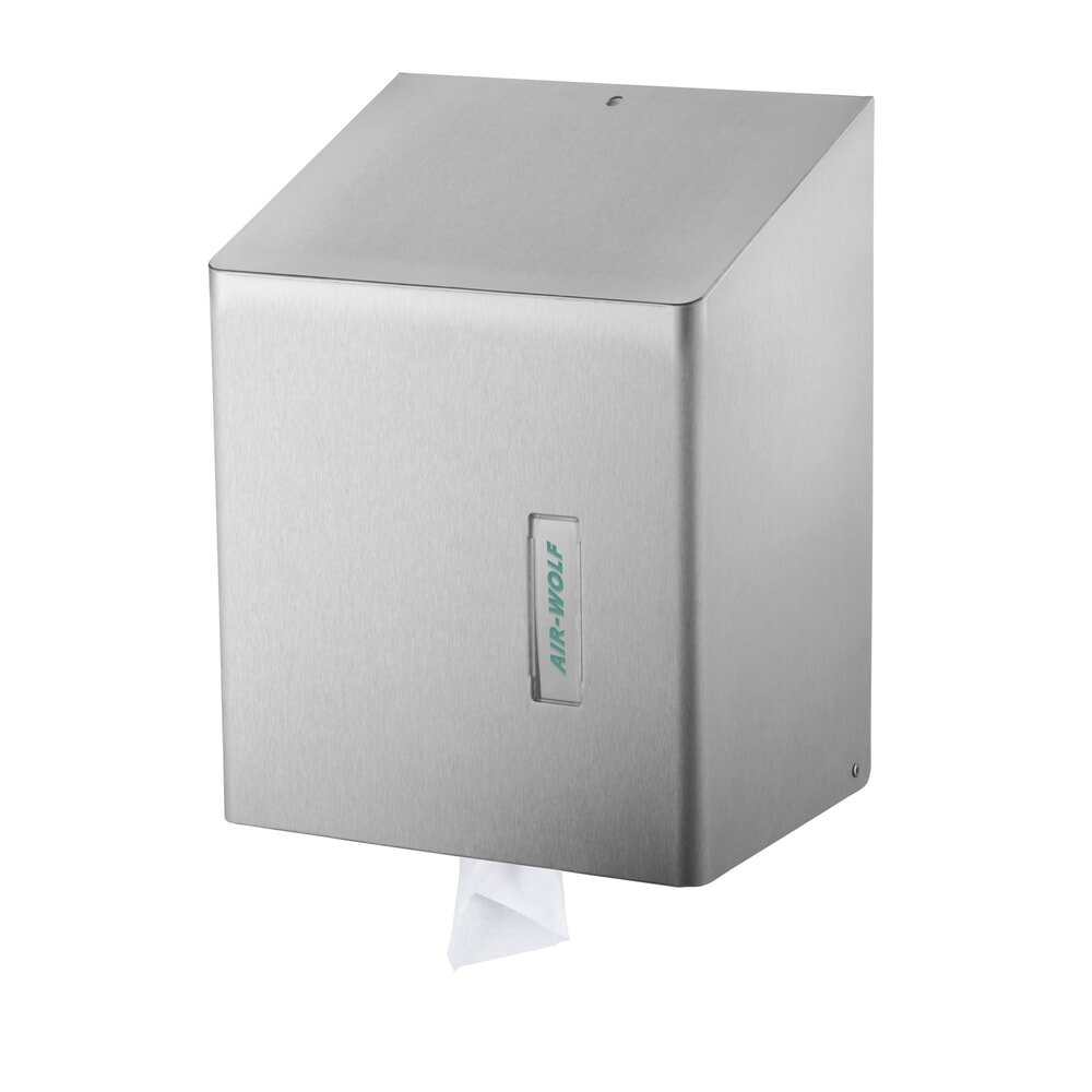 Product afbeelding: Rolhanddoekdispenser Air-Wolf geborsteld roestvrij staal