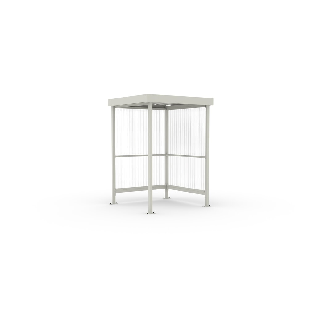 Product afbeelding: Rookoverkapping BASIC, voor 2-3 personen, grijswit