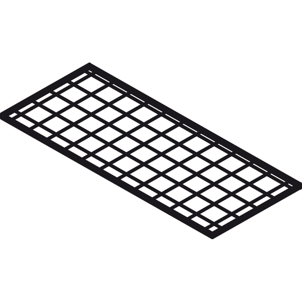 Product afbeelding: Roosterlegbord, B 1.200 x D 500 mm, verzinkt
