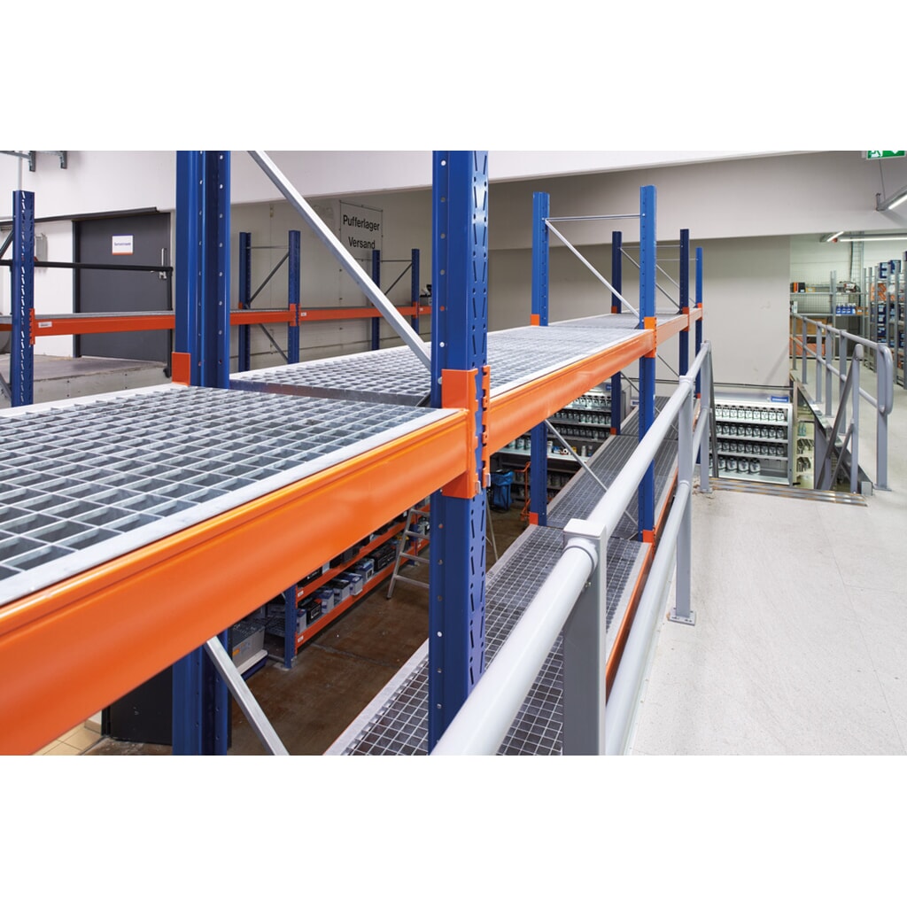 Roosterlegbord voor palletrek, verzonken, bxd 1900 x 1100 mm, schapbelasting 1080 kg, maaswijdte 44 x 66 mm Productafbeelding nr. 2: Roosterlegbord voor palletrek, verzonken, bxd 1900 x 1100 mm, schapbelasting 1080 kg, maaswijdte 44 x 66 mm