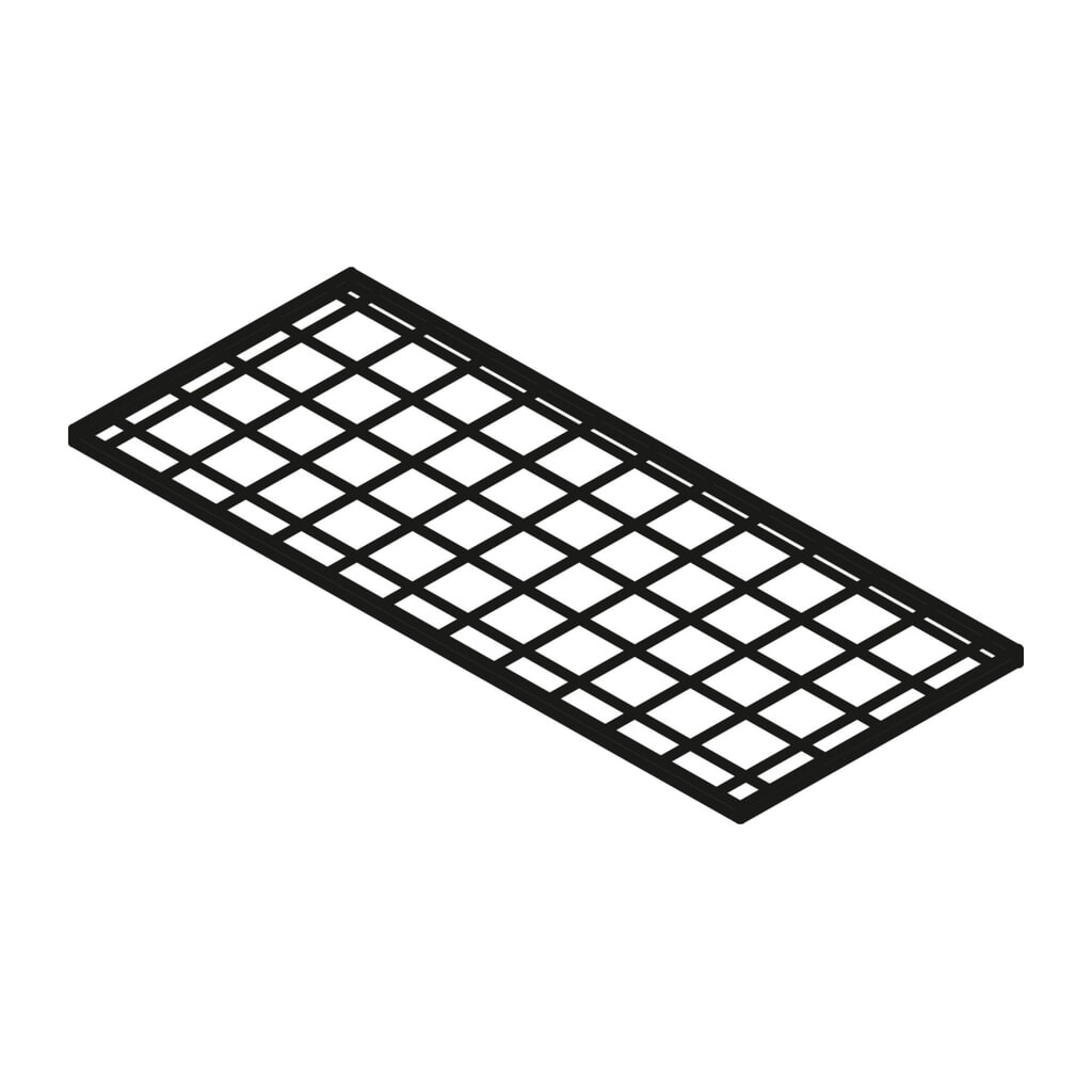 Roosterlegbordniveau, verzinkt, B 1.315 x D 800 mm, voor GB 1 en GB 2 Product afbeelding: Roosterlegbordniveau, verzinkt, B 1.315 x D 800 mm, voor GB 1 en GB 2