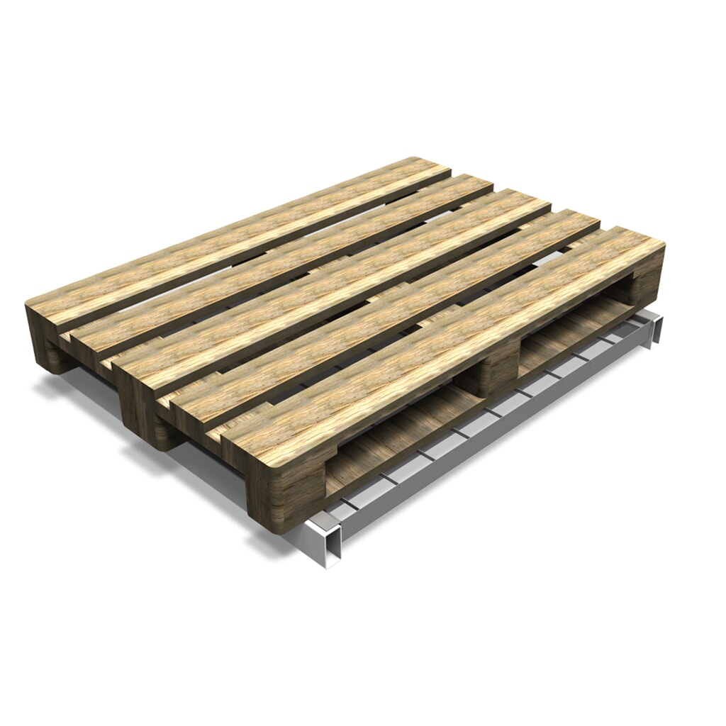 Productafbeelding nr. 2: Roostermodule voor palletrekken, hxbxd 55 x 890 x 995 mm, draagvermogen 800 kg