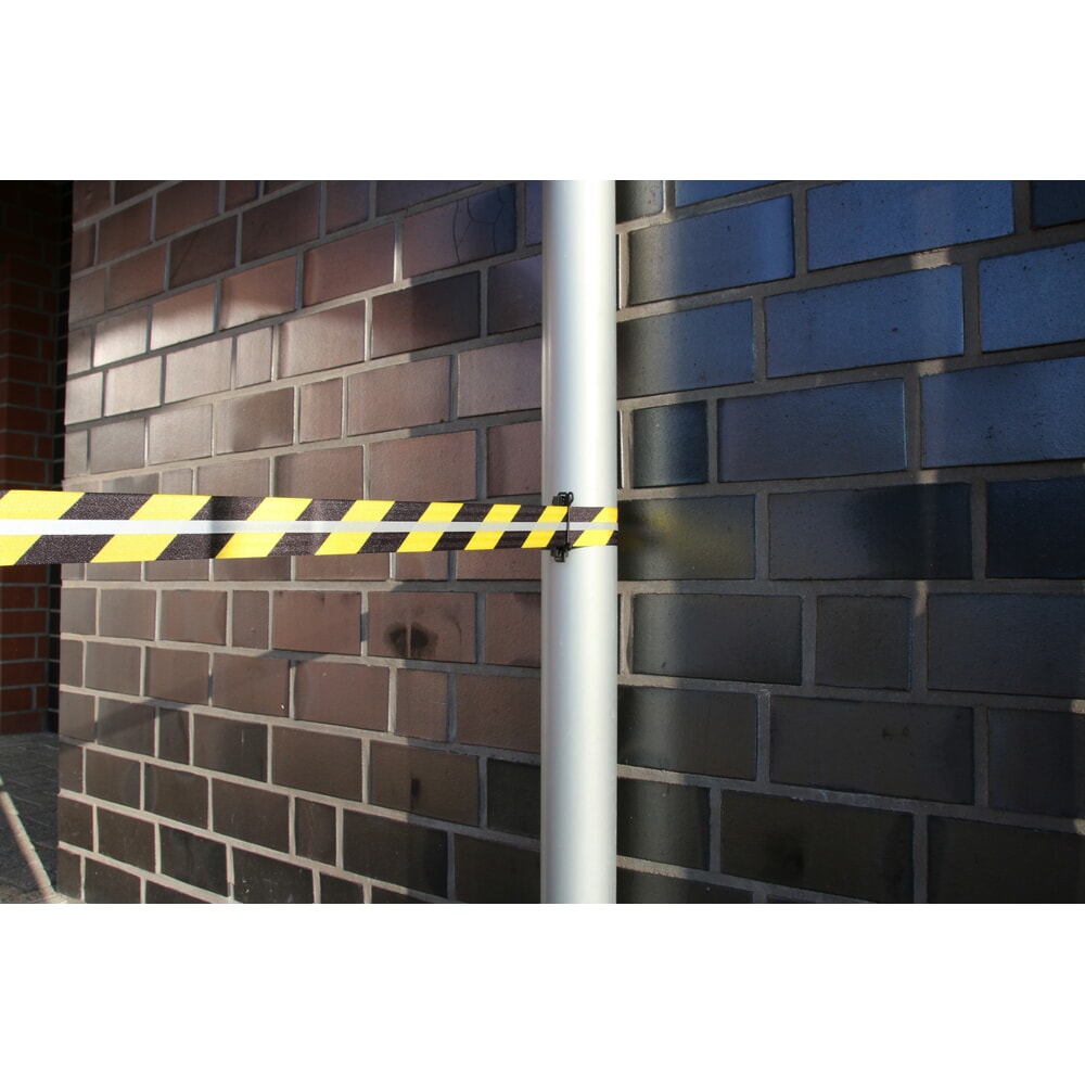 Productafbeelding nr. 2: RS-GUIDESYSTEMS® bandcassette GLW 1800 REFLECTO, wandmontage, lengte 18 m, breedte 50 mm, behuizing zwart, lint zwart/geel