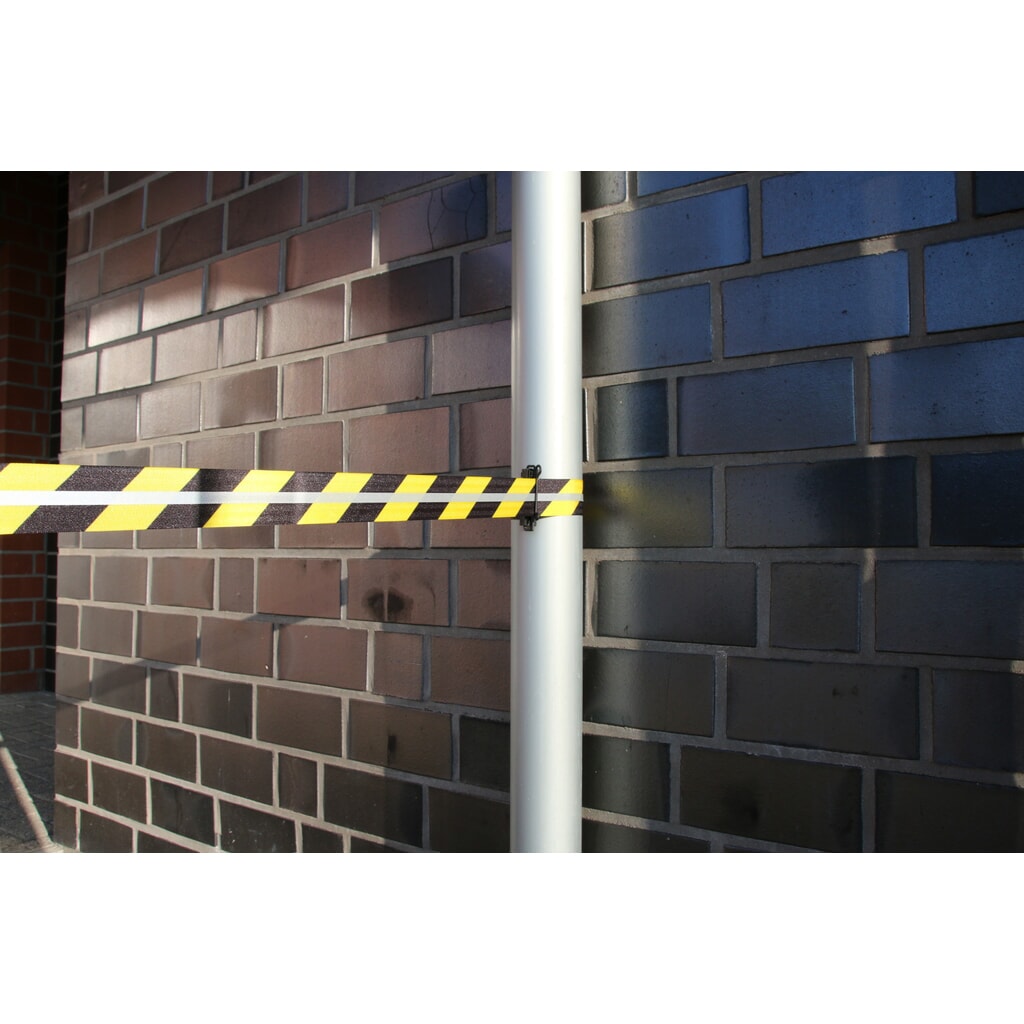 Productafbeelding nr. 2: RS-GUIDESYSTEMS® bandcassette GLW 700 REFLECTO, wandmontage, lengte 7 m, breedte 50 mm, behuizing zwart, lint zwart/geel