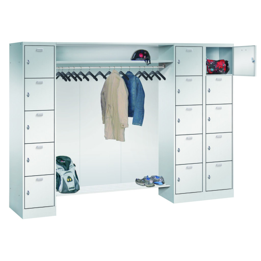 Product afbeelding: Achterwand voor PAVOY lockerkast met 15 opbergplaatsen, 3x 450 mm