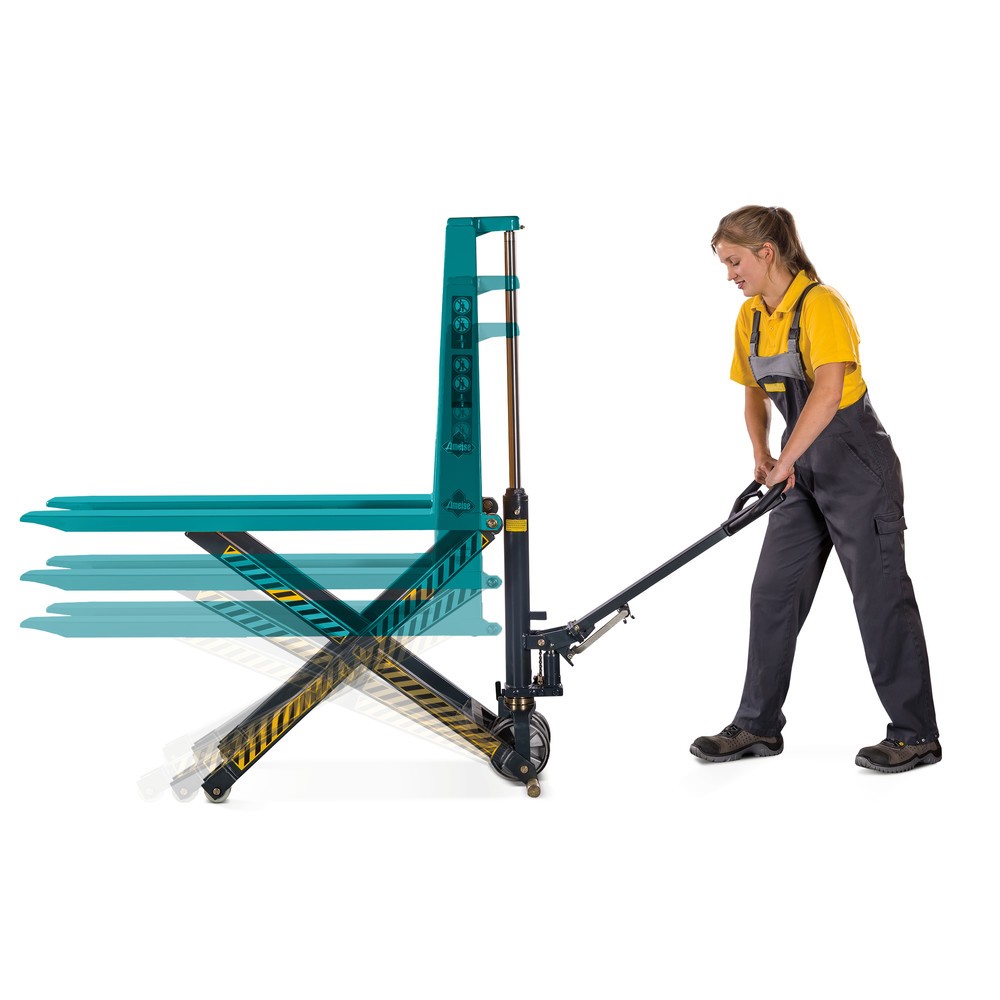 Productafbeelding nr. 18: Schaarhefwagen Ameise® PTM 1.0 Scissor met snelhef, draagvermogen 1.000 kg, vorklengte 1.150 mm