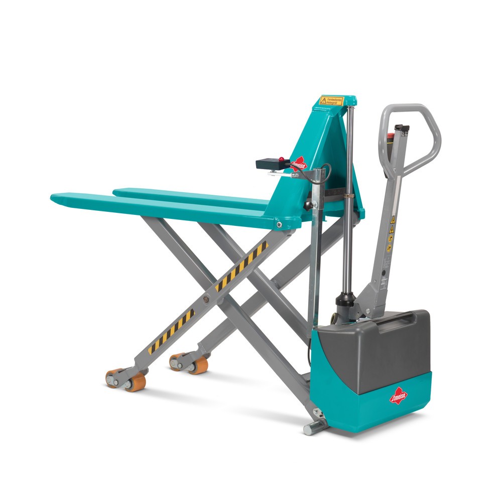Product afbeelding: Schaarhefwagen Ameise® PTM 1.5 Scissor elektrohydraulisch, draagvermogen 1.500 kg, vorklengte 900 mm