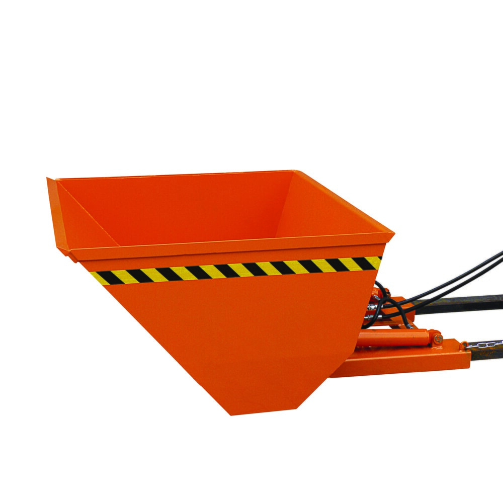 Product afbeelding: Schepbak Eichinger® met hydraulisch kantelmechanisme, 1.600 kg, 500 liter zuiver oranje