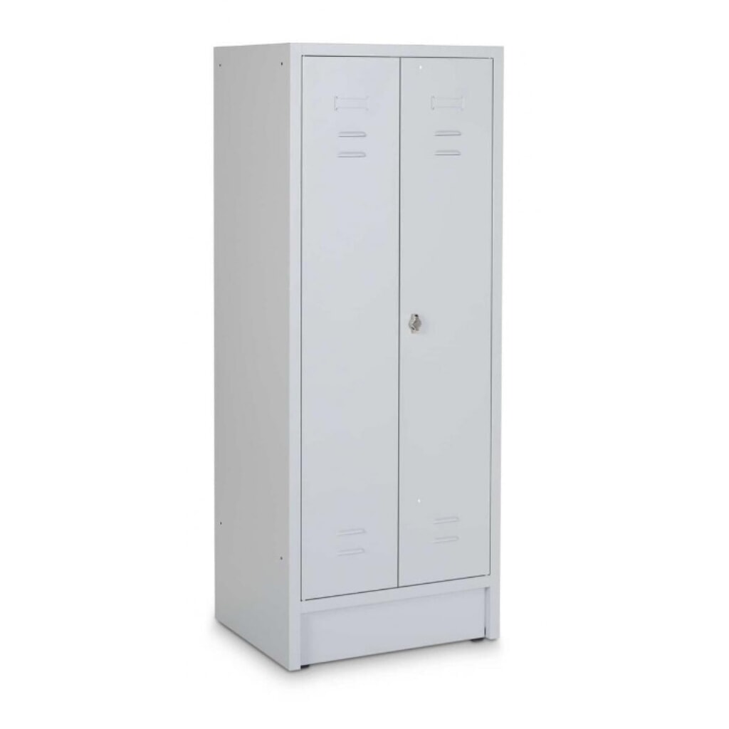 Schoonmaakkast HEMMDAL HPZ-1, cilinderslot, hxbxd 1800 x 600 x 500 mm, lichtgrijs Product afbeelding: Schoonmaakkast HEMMDAL HPZ-1, cilinderslot, hxbxd 1800 x 600 x 500 mm, lichtgrijs