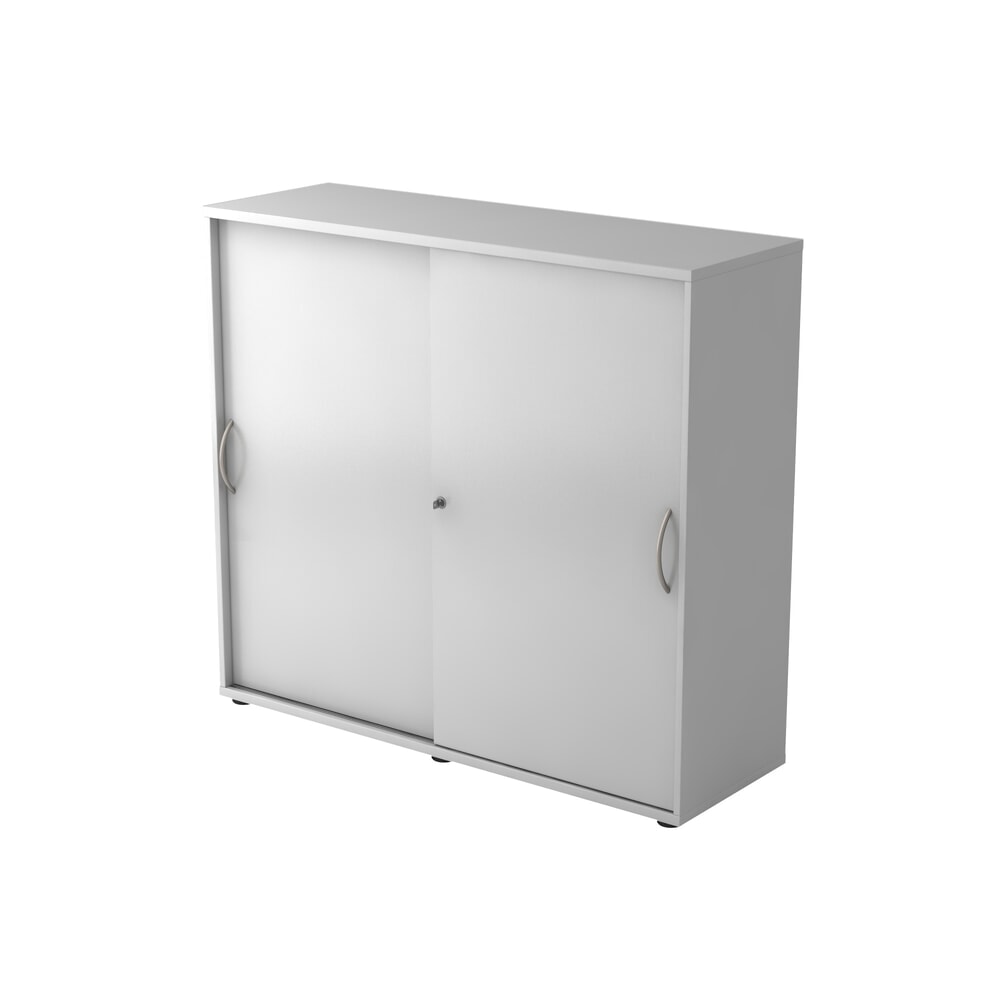 Product afbeelding: Schuifdeurkast Hammerbacher 3 OH 120 cm BM grijs / grijs