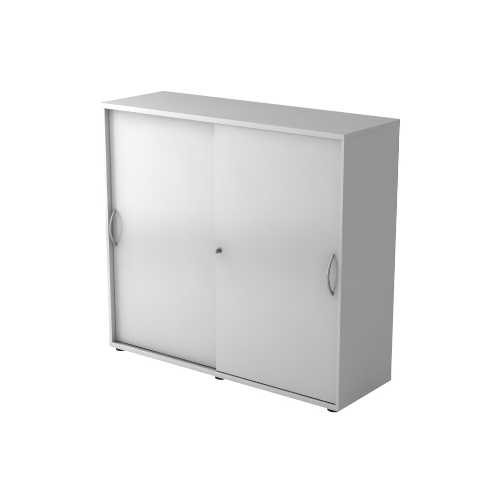 Schuifdeurkast Hammerbacher 3 OH 120 cm BM grijs / grijs Product afbeelding: Schuifdeurkast Hammerbacher 3 OH 120 cm BM grijs / grijs