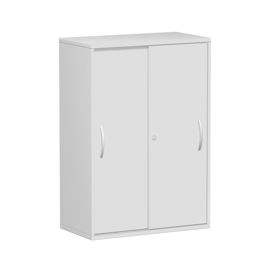 Schuifdeurkast Lissabon, 3 OH, lichtgrijs Product afbeelding: Schuifdeurkast Lissabon, 3 OH, lichtgrijs