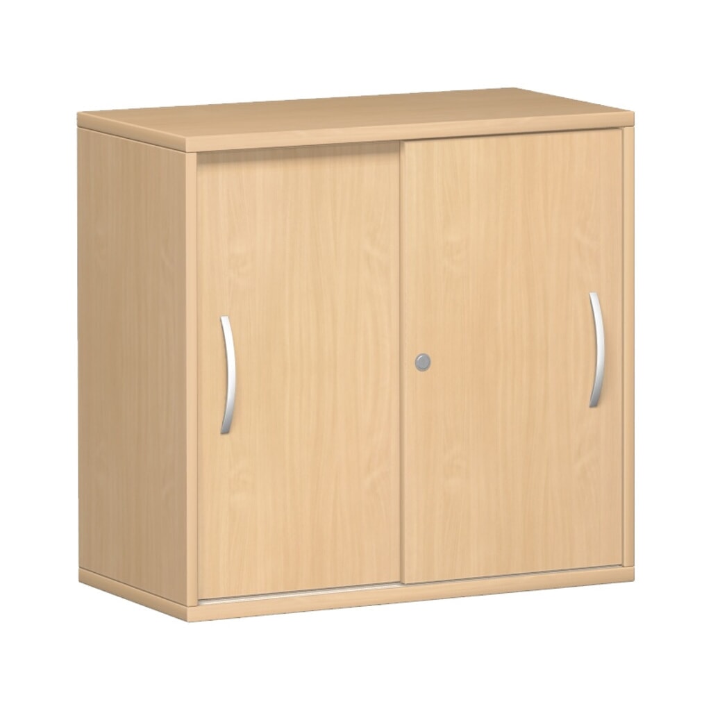 Schuifdeurkast Profi, 2 OH, breedte 800 mm, beuk Product afbeelding: Schuifdeurkast Profi, 2 OH, breedte 800 mm, beuk