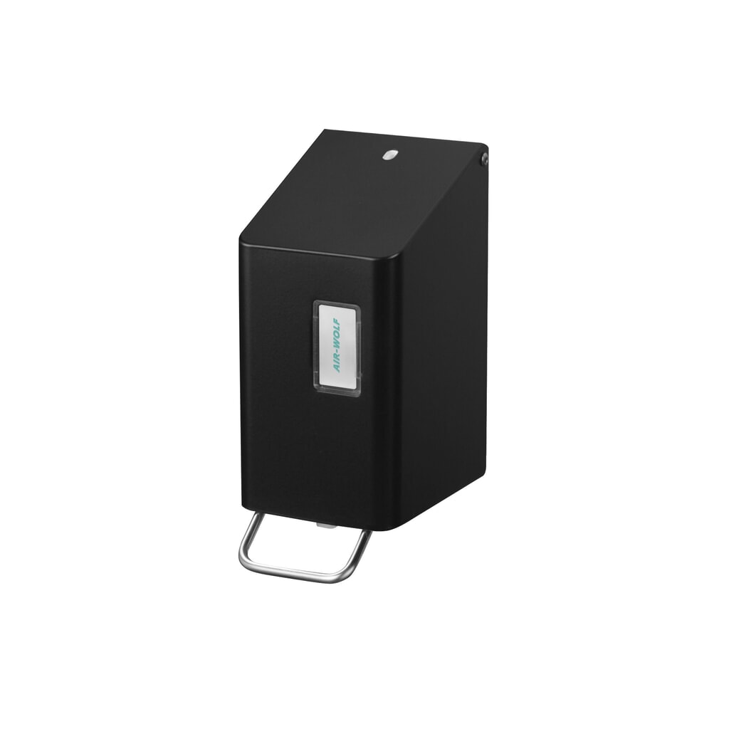 Schuimzeepdispenser Air-Wolf voor 250 ml schuimzeep zwart Product afbeelding: Schuimzeepdispenser Air-Wolf voor 250 ml schuimzeep zwart