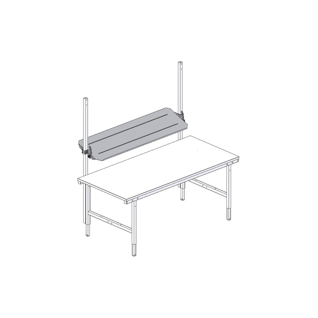 Schuine plank voor Rocholz paktafel, kantelbaar, BxD 1630 x 450 mm Productafbeelding nr. 2: Schuine plank voor Rocholz paktafel, kantelbaar, BxD 1630 x 450 mm