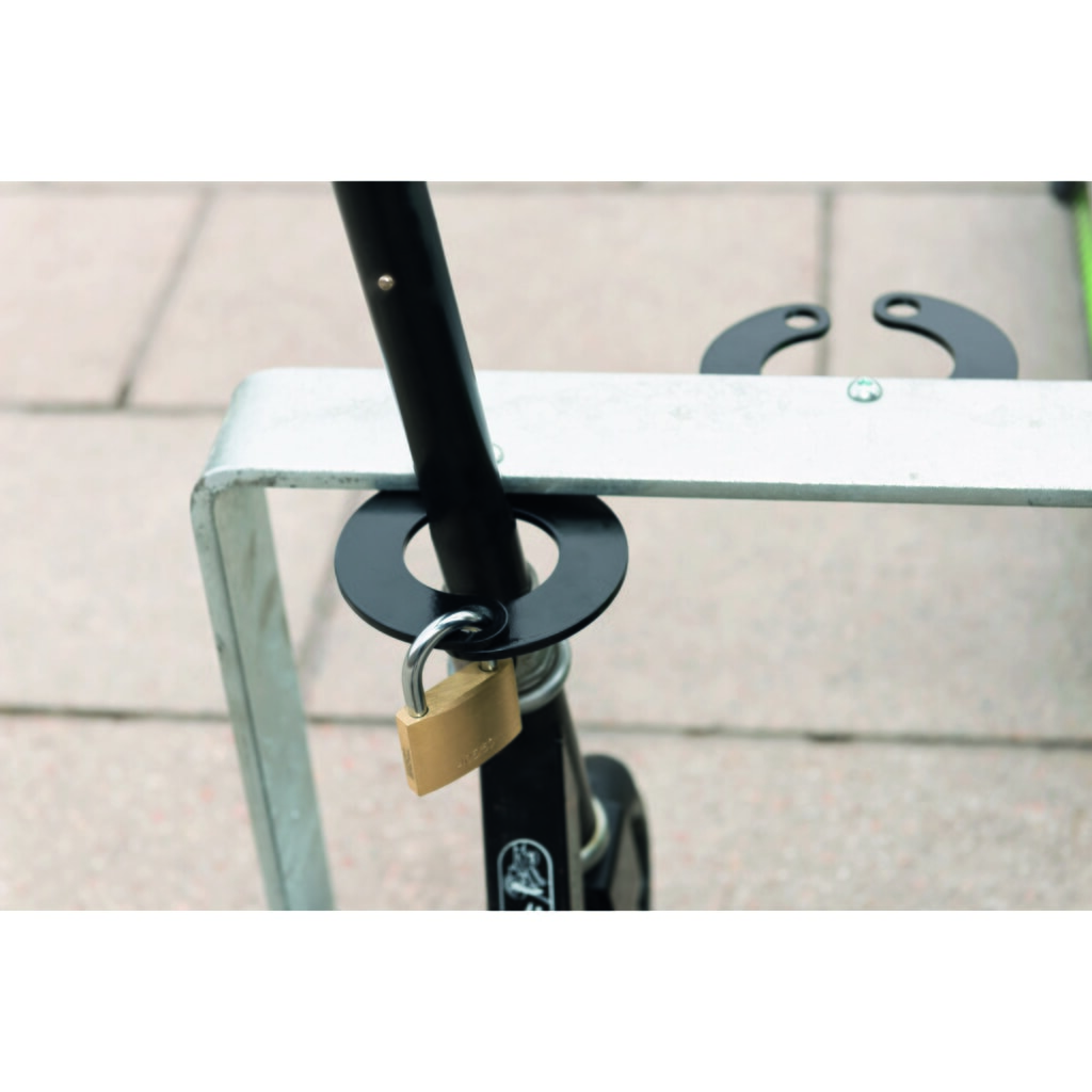 Scooter-Parker, 5 plaatsen, voor keilboutbevestiging, thermisch verzinkt Productafbeelding nr. 4: Scooter-Parker, 5 plaatsen, voor keilboutbevestiging, thermisch verzinkt