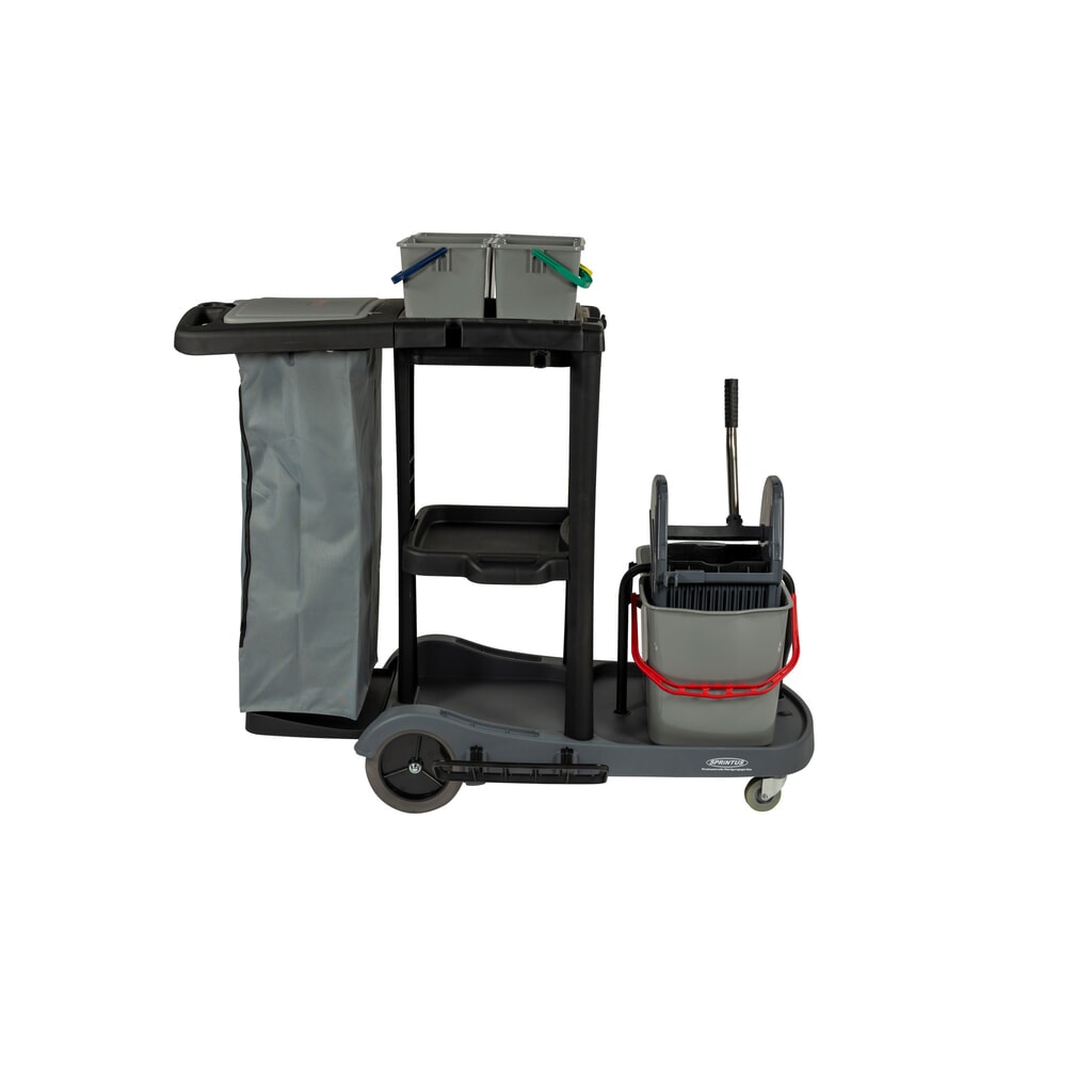 Productafbeelding nr. 5: Servicewagen, emmer 2x 17 liter + 4x 4 liter