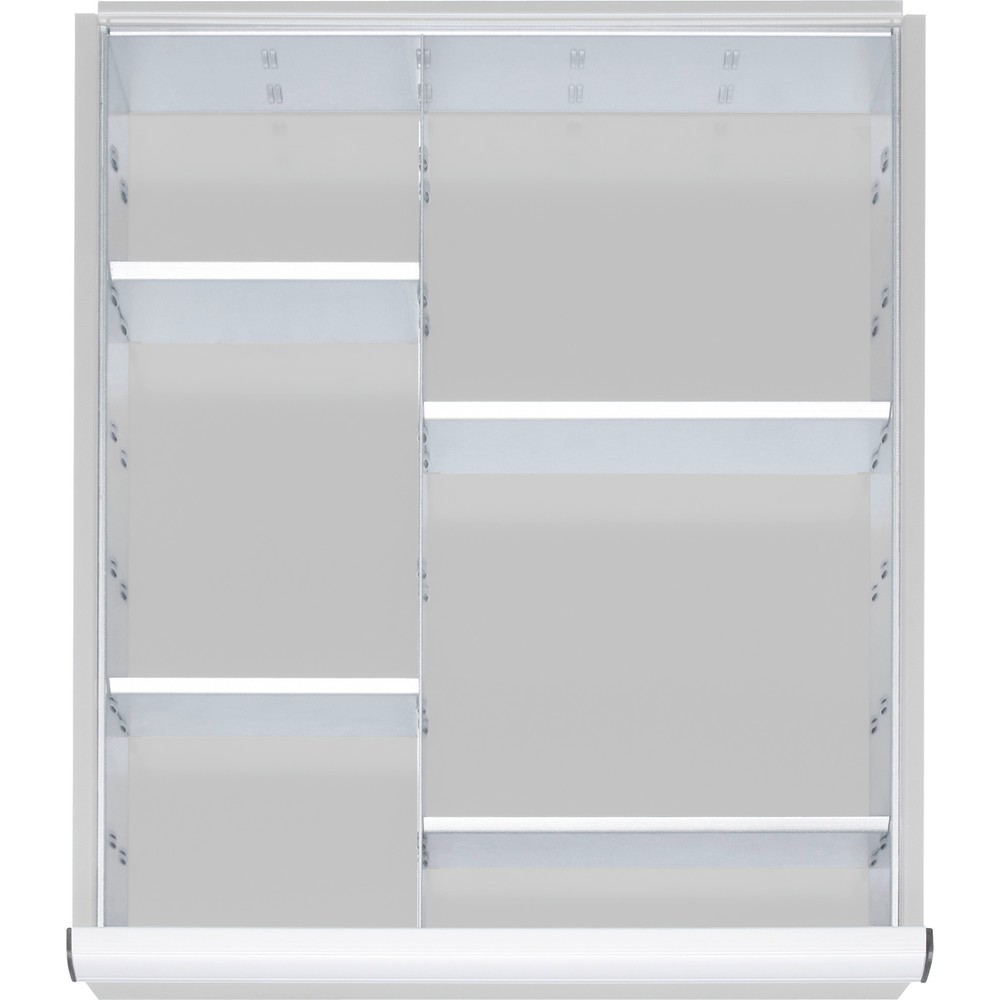 Product afbeelding: Set ladeverdelers Steinbock®, voor ladeafmetingen bxd 490 x 560 mm met fronthoogte 60-90 mm, 1 x 4 scheidingswanden