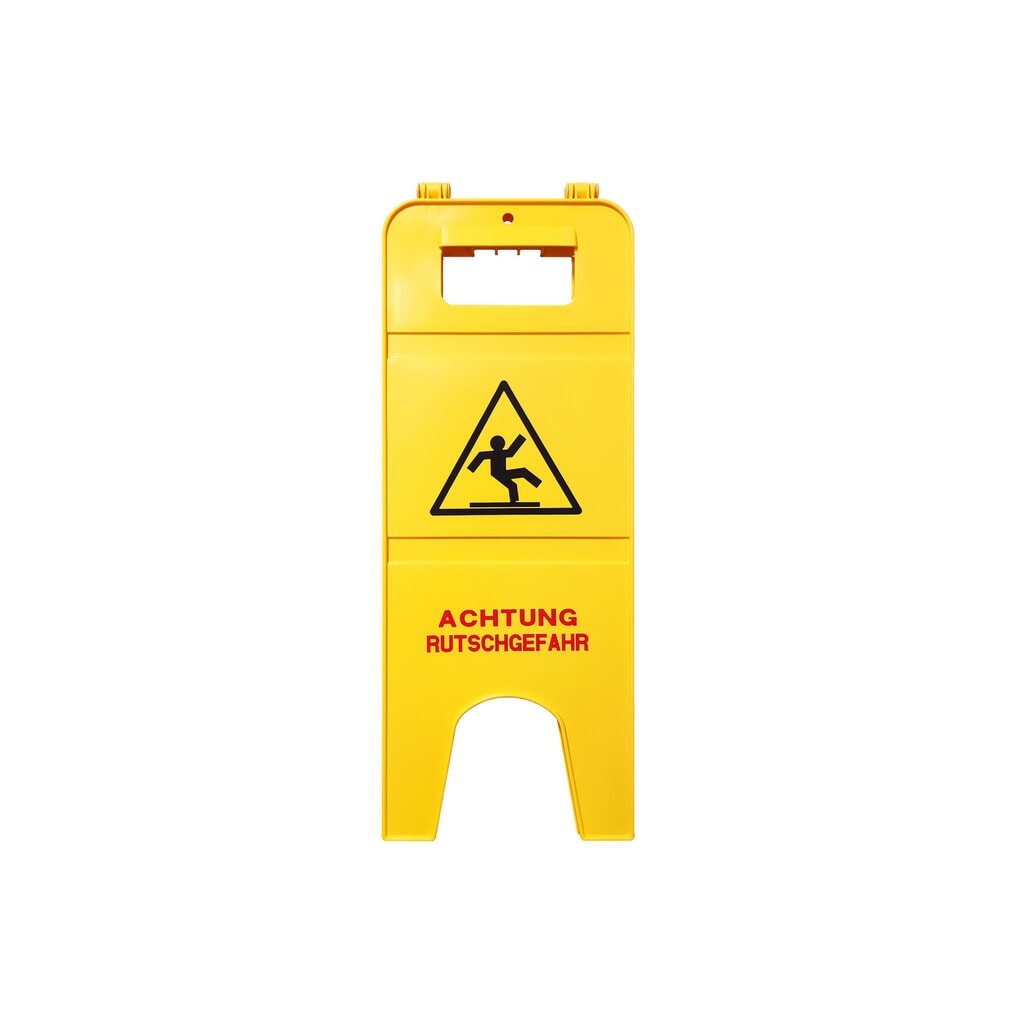 Set waarschuwingsborden "Achtung Rutschgefahr", 2-delig Product afbeelding: Set waarschuwingsborden "Achtung Rutschgefahr", 2-delig