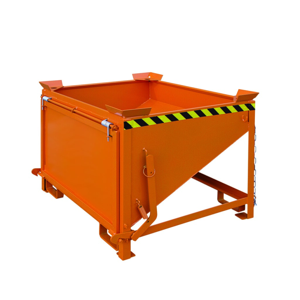 Product afbeelding: Silocontainer Eichinger® met grote stortklep, 300 liter zuiver oranje